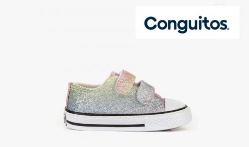 Imagen principal Zapatillas de bebé glitter Conguitos 