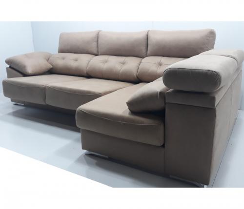 Imagen principal SOFA CHAISELONGUE NATURE ANELKA COLOR PIEDRA VISTO FRENTE DERECHO
