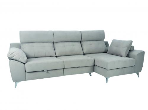 Imagen principal SOFA CHAISELONGUE NATURE SAONA FRENTE DERECHO COLOR TIERRA