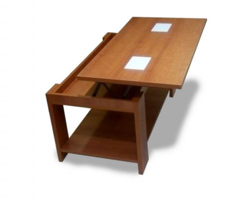 Imagen principal MESA CENTRO ELEVABLE M82 COLOR CEREZO