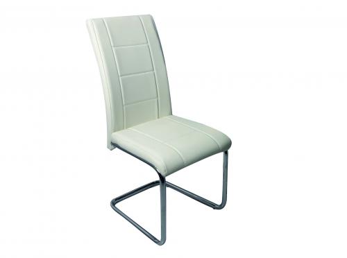 Imagen principal SILLA AURA SIMIL PIEL BLANCO