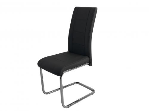 Imagen principal SILLA AURA SIMIL PIEL GRIS