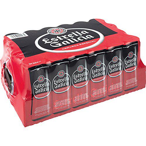 Imagen principal Estrella Galicia Lata, 33 cl Caja 24 Uds.