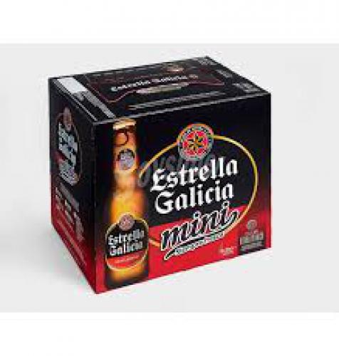 Imagen principal CERVEZA ESTRELLA GALICIA BOTELLIN MINI 2x12 unidades