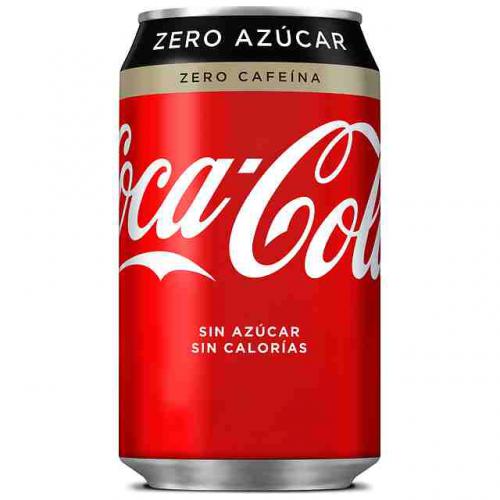 Imagen principal COCA COLA ZERO ZERO LATA CAJA 24 UDS.