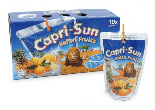 Imagen principal CAPRI SUN SAFARI 200ml CAJA 10 UDS.