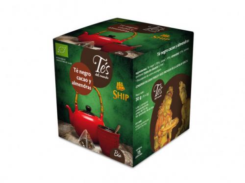 Imagen principal Pirámide Té Negro Cacao y Almendras BIO
