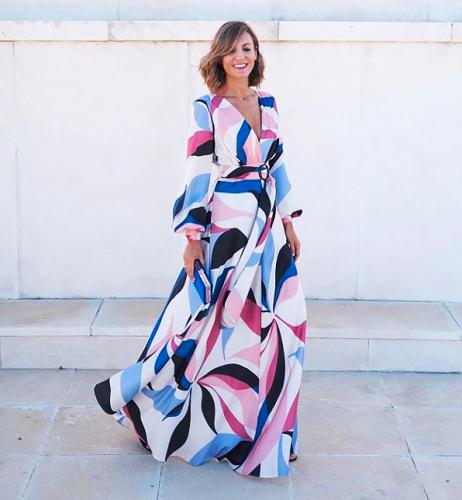 Imagen principal VESTIDO ESTAMPADO TALLA XXL.