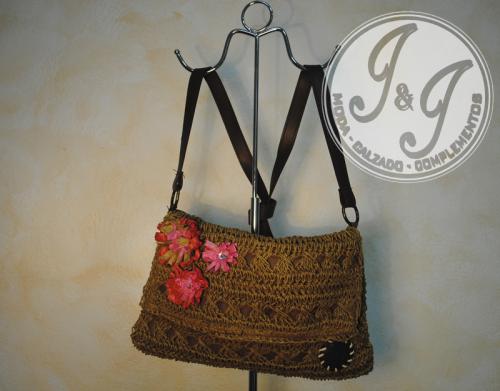 Imagen principal BOLSO REJILLA CON FLORES