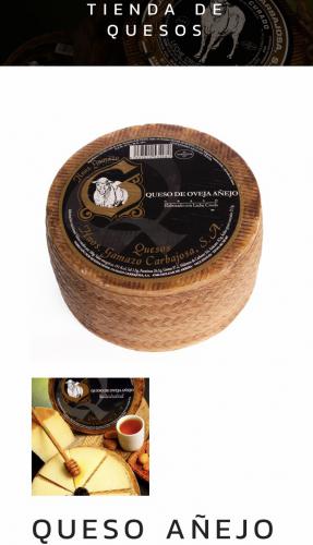 Imagen principal QUESO AÑEJO GAMAZO PURO DE OVEJA 