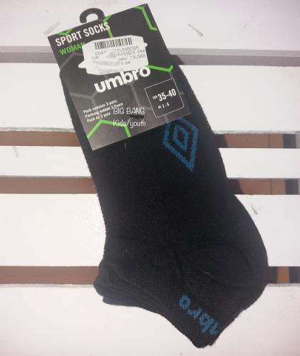 Imagen principal CALCETÍN TOBILERO SPORT UMBRO PACK3 Und.