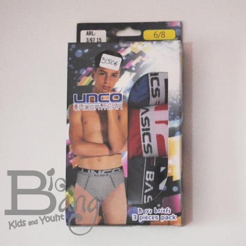 Imagen principal CALZONCILLOS SLIP UNCO PACK3 Und.