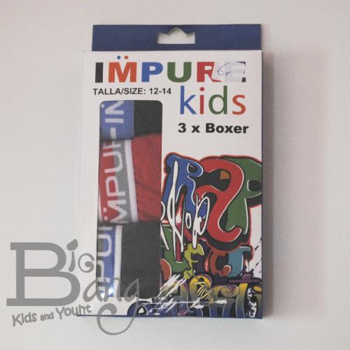 Imagen principal CALZONCILLOS BOXER IMPURE PACK3 Und.