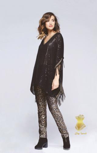 Imagen principal BLUSÓN NEGRO/LENTEJUELA TALLA S/M