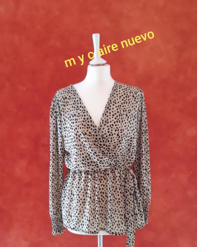 Imagen principal blusa mujer animal print