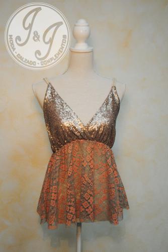 Imagen principal CHALECO TIRANTA LENTEJUELA