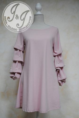 Imagen principal VESTIDO MANGAS VOLANTES