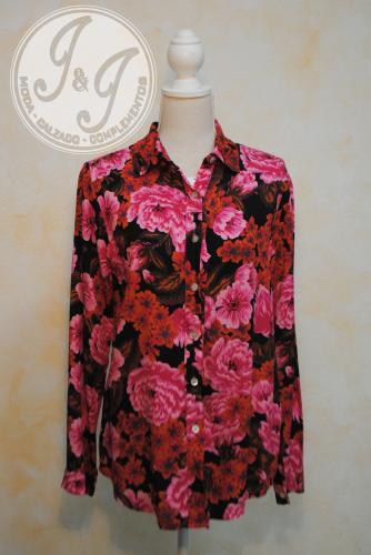 Imagen principal CAMISA LARGA FLORES