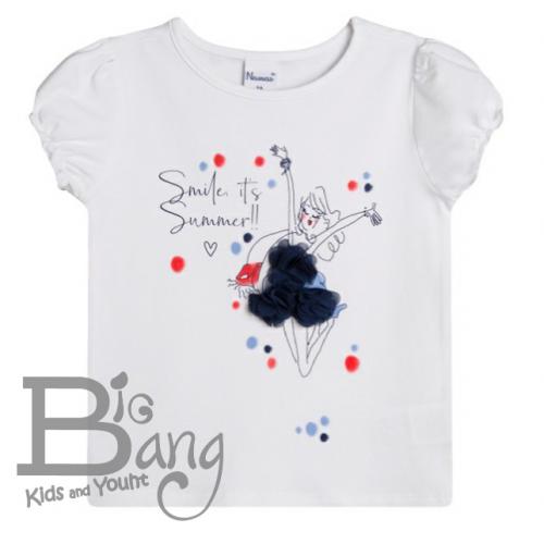 Imagen principal CAMISETA NEWNESS FLORES RELIEVE