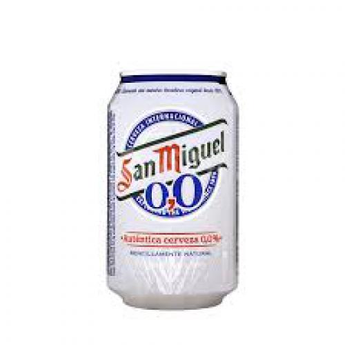 Imagen principal SAN MIGUEL CERVEZA 0*0 ALCOHOL LATA PACK 24 UND
