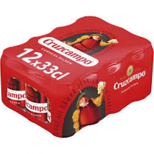 Imagen principal CRUZCAMPO CERVEZA LT 330 PACK 12 UND