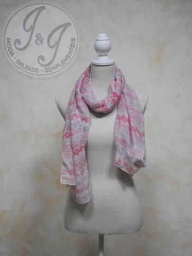 Imagen principal PAÑUELO ROSA FIGURAS