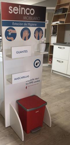 Imagen principal ESTACIÓN DE HIGIENE COVID-19 PERSONALIZADA CON SU LOGOTIPO