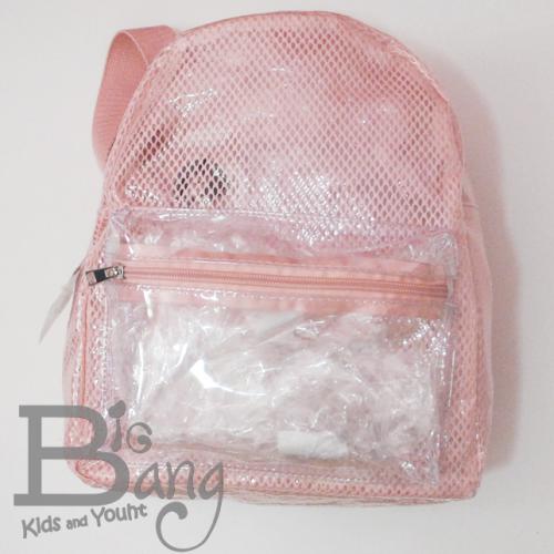 Imagen principal MOCHILA SEMITRANSPARENTE ROSA CLARO