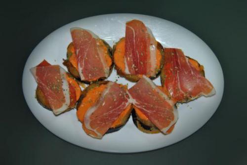 Imagen principal Berenjena Jamon y Salmorejo