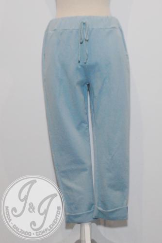 Imagen principal PANTALÓN ALGODÓN AZUL