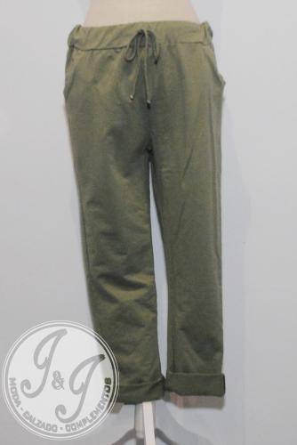 Imagen principal PANTALÓN ALGODÓN VERDE