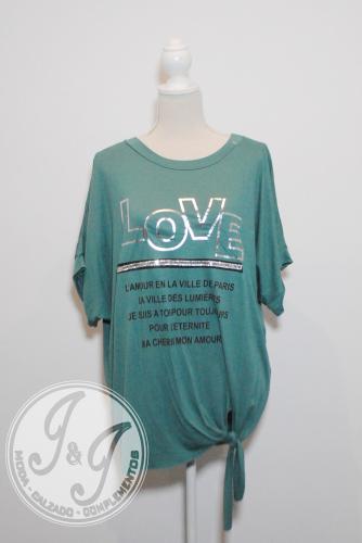 Imagen principal CAMISETA LOVE VERDE