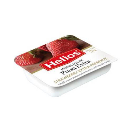 Imagen principal MERMELADA DE FRESA EXTRA HELIOS, PORCIONES DE 25 G