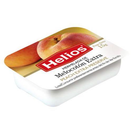 Imagen principal MERMELADA DE MELOCOTON EXTRA HELIOS, PORCIONES DE 25 G