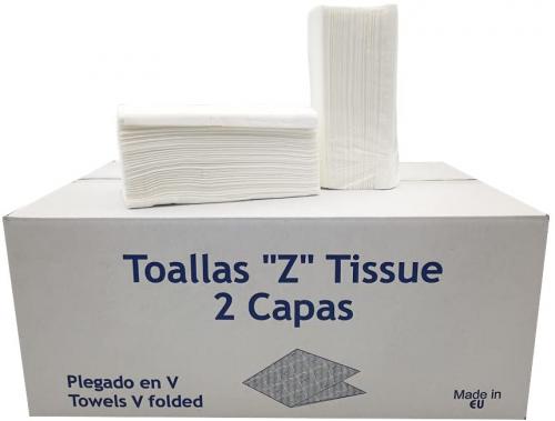Imagen principal CAJA TOALLITAS Z TISSUE ZIG ZAG SECAMANOS