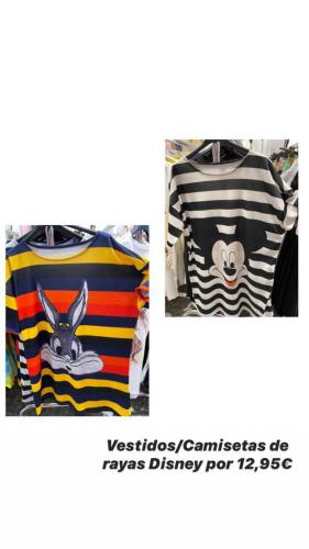 Imagen principal VESTIDO CAMISERO RAYAS DISNEY