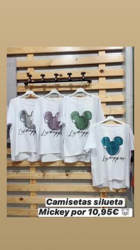Imagen principal CAMISETA SILUETA CARA MICKEY