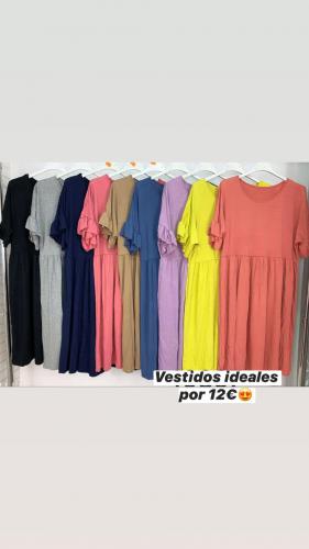 Imagen principal VESTIDO MANGA VOLANTE
