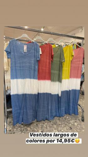 Imagen principal VESTIDO LARGO COLORES