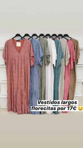Imagen principal VESTIDO LARGO FLORECITAS