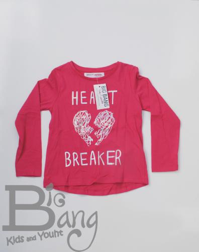 Imagen principal CAMISETA FUCSIA CORAZON