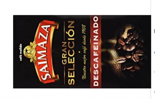 Imagen principal Cafe Saimaza Descafeinado Gran Seleccion paquete 250 gramos. 