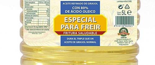 Imagen principal Aceite de Girasol Refinado Especial Freir 1 Litro.
