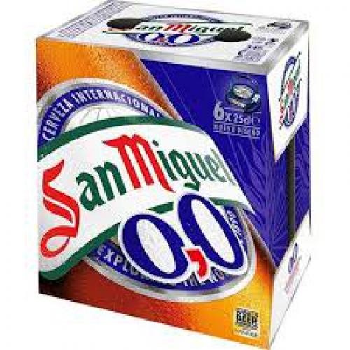 Imagen principal Cerveza San Miguel 0% Pak.x 6 Botellines.