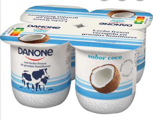 Imagen principal Yogur Sabor Coco Pak.x 4 Danone. 