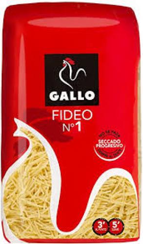 Imagen principal Pasta Fideo n° 1 Gallo 500 gr.