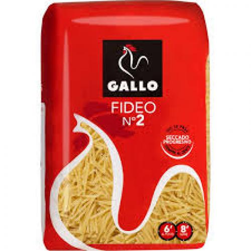 Imagen principal Pasta Fideo n° 2 Gallo 500 gr.