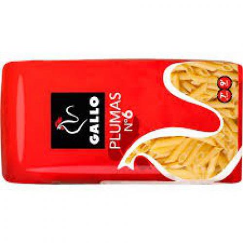 Imagen principal Pasta Plumas n° 6 Gallo 500 gr. (Macarron)