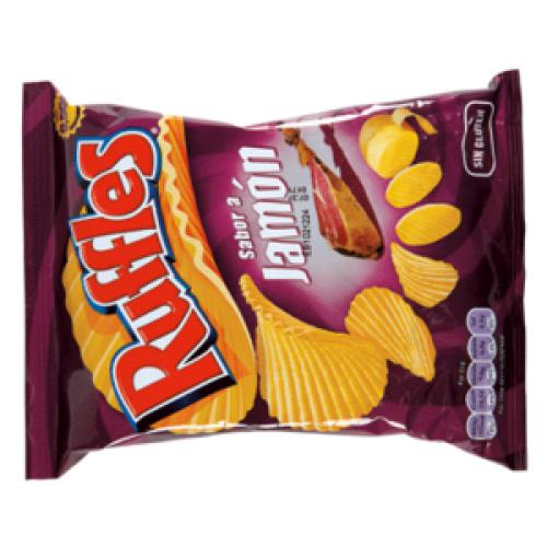 Imagen principal Patatas Fritas Rufles Jamon 133 gr.