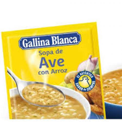 Imagen principal Sopa de Ave con Arroz sobre de 4 Raciones. 